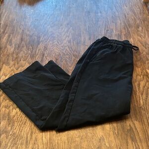 Elegant Black Wide Leg Women's Pants